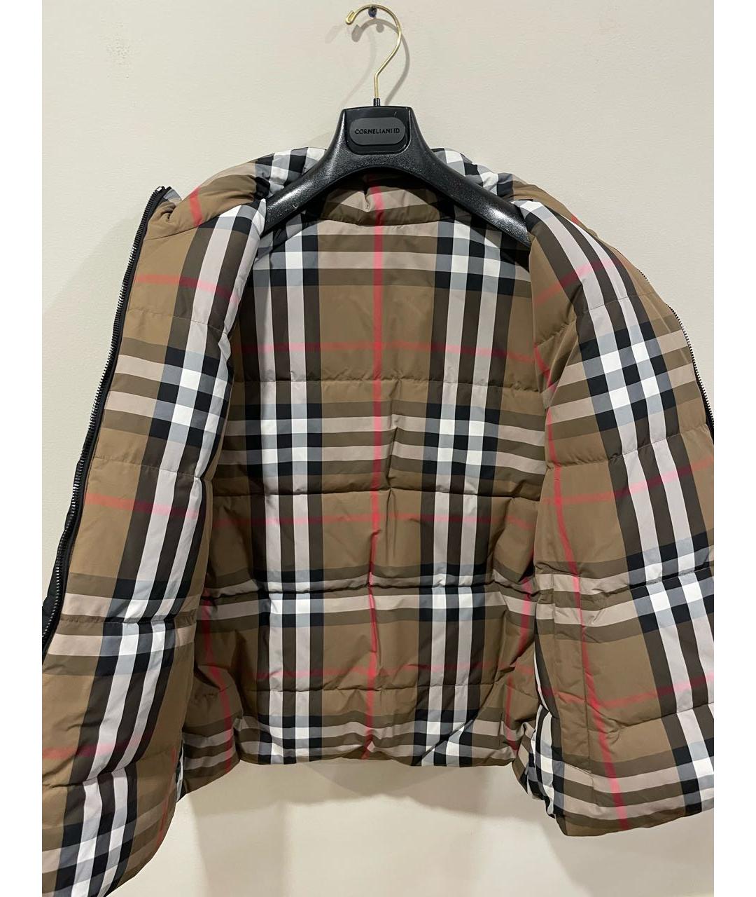 BURBERRY Черный полиэстеровый жилет, фото 3