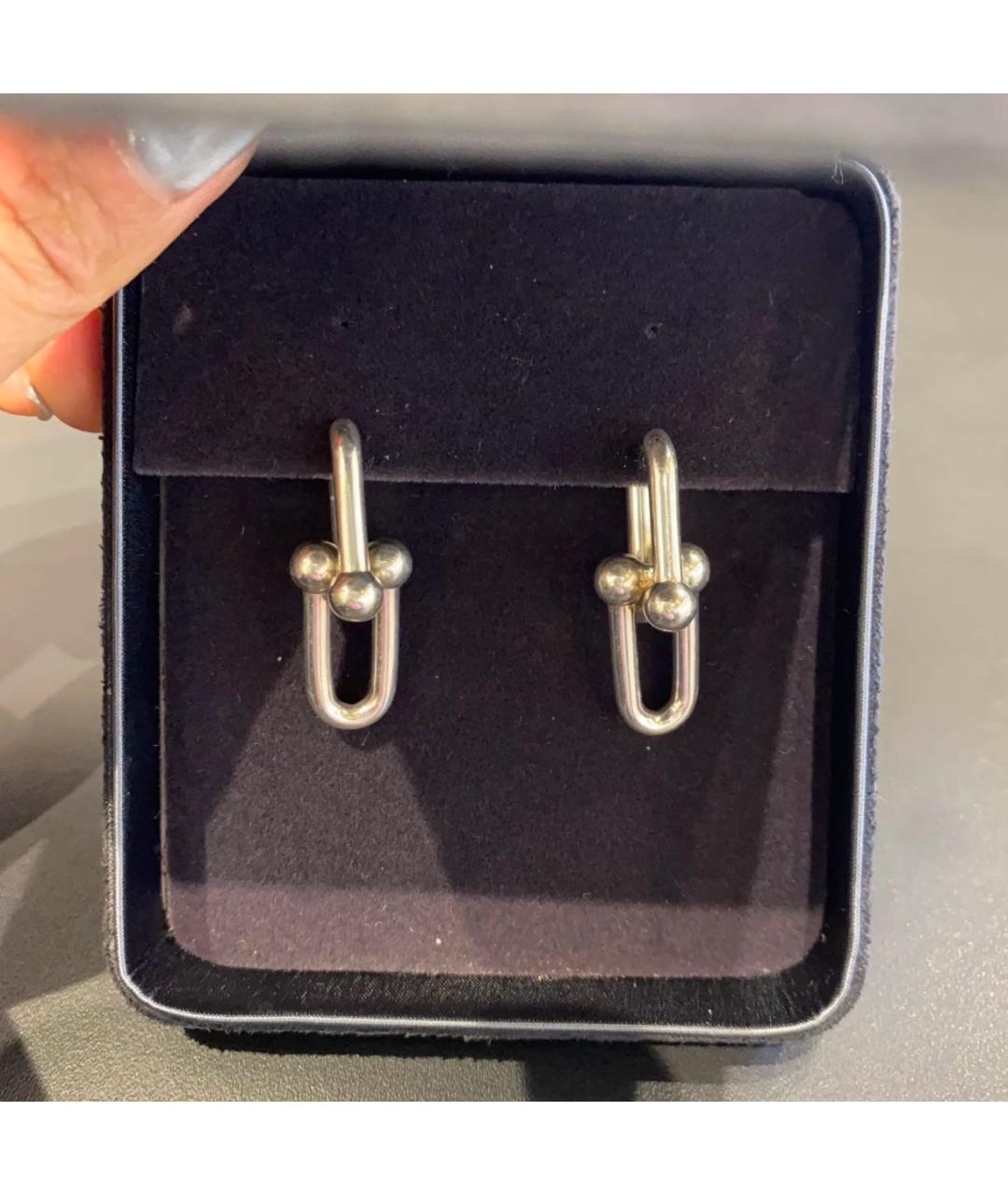 TIFFANY&CO Серебряные серебряные серьги, фото 2