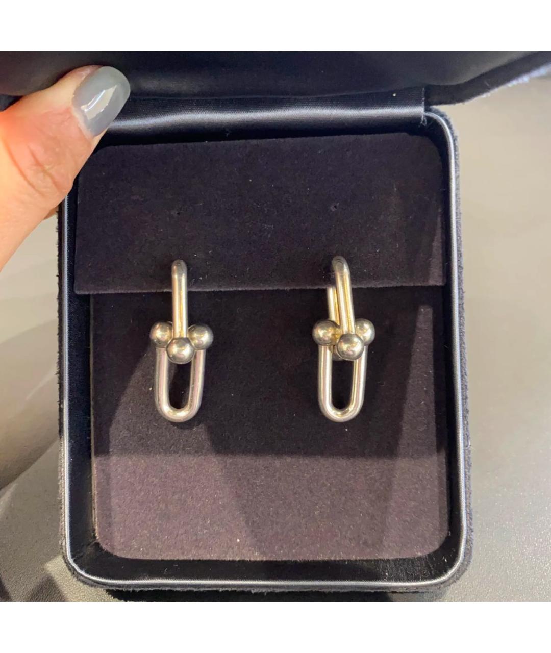TIFFANY&CO Серебряные серебряные серьги, фото 3