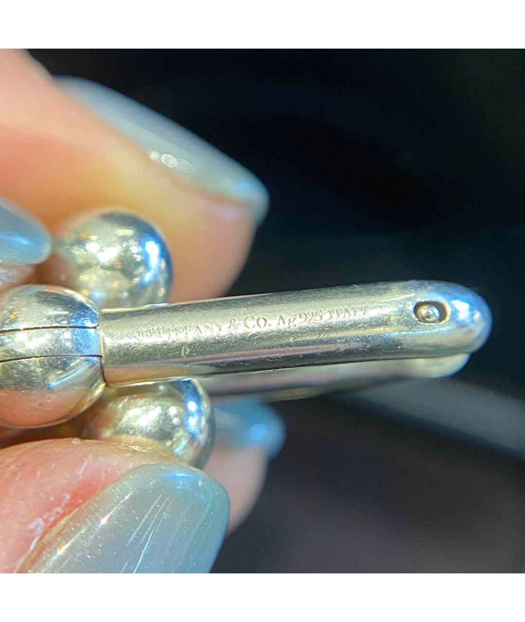 TIFFANY&CO Серебряные серебряные серьги, фото 6