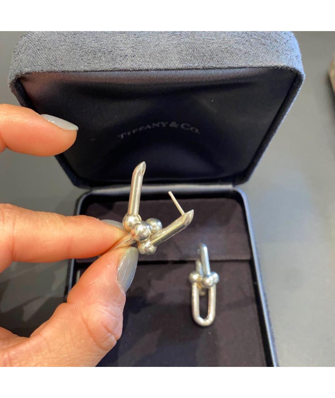 TIFFANY&CO Серебряные серебряные серьги, фото 7