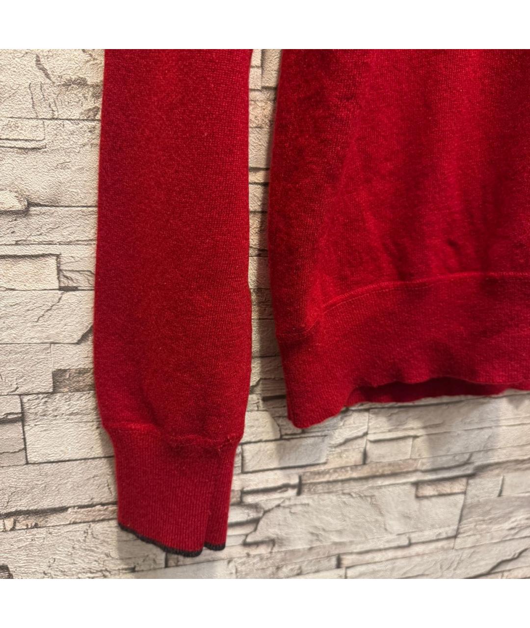 POLO RALPH LAUREN Красный кашемировый джемпер / свитер, фото 6