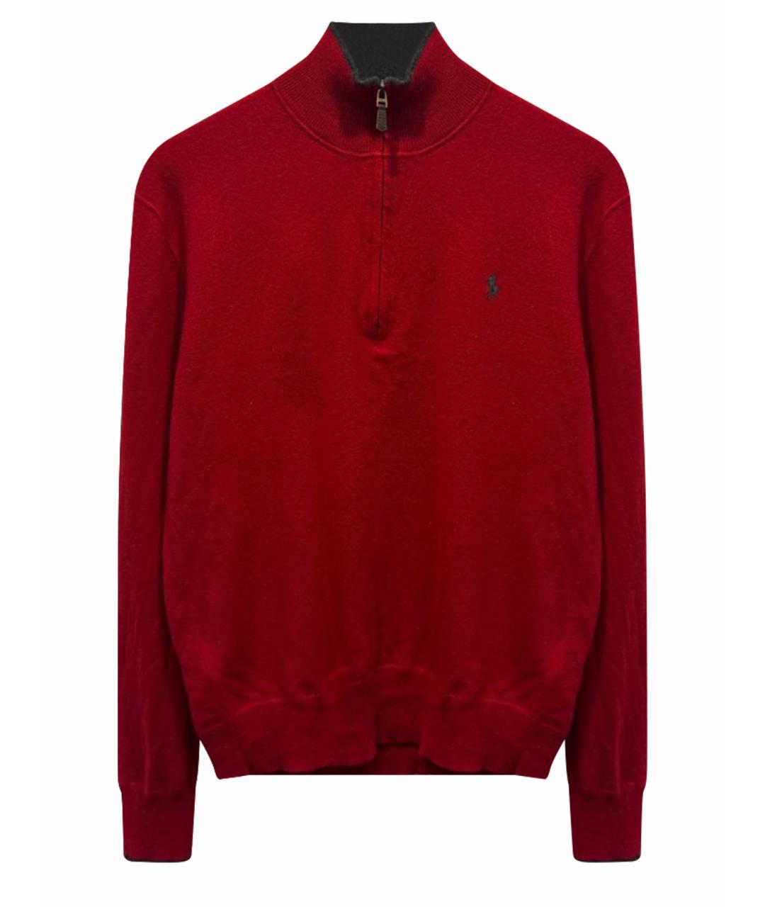 POLO RALPH LAUREN Красный кашемировый джемпер / свитер, фото 1