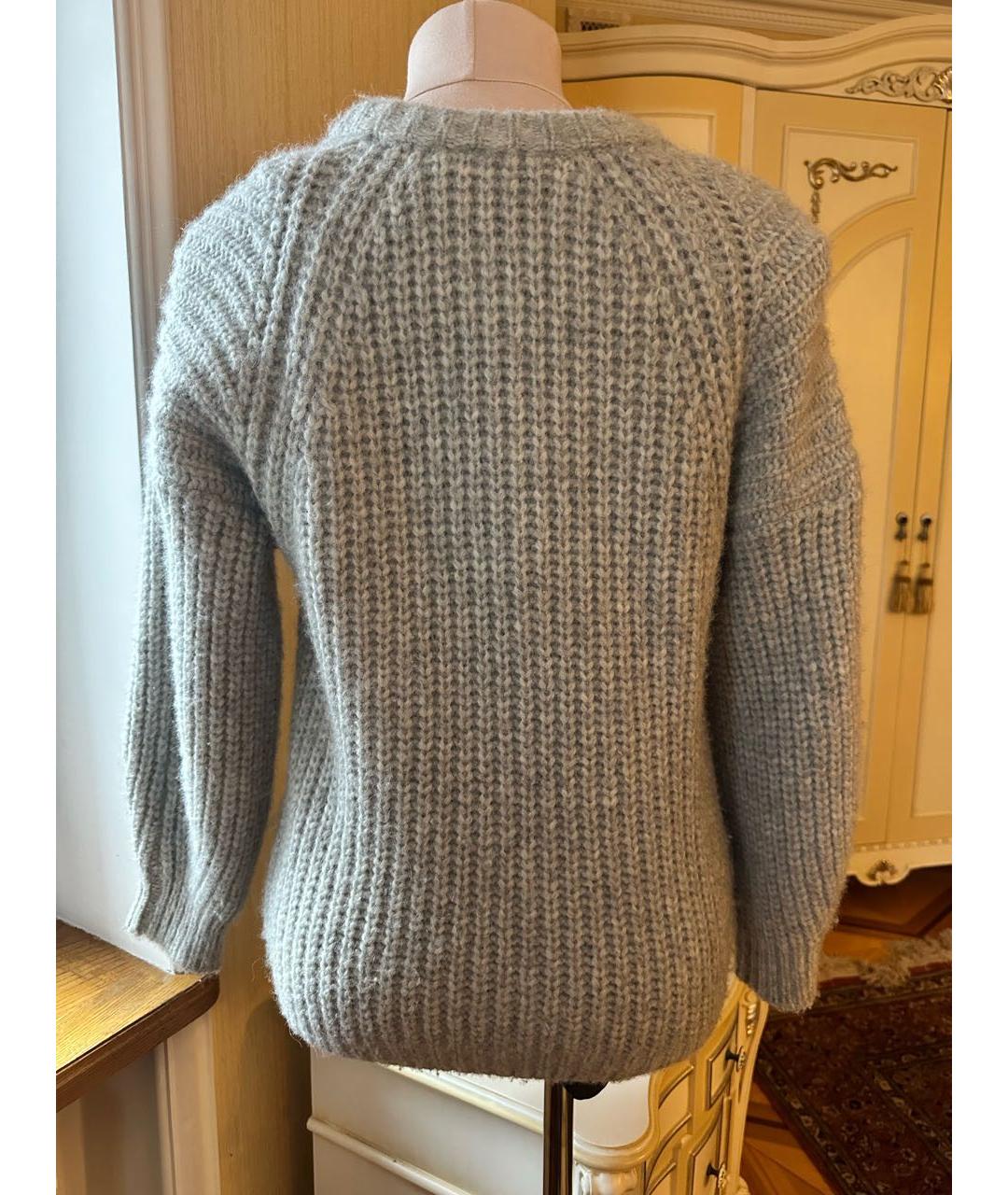ISABEL MARANT Серый шерстяной джемпер / свитер, фото 2