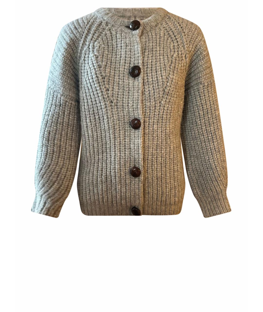 ISABEL MARANT Серый шерстяной джемпер / свитер, фото 1