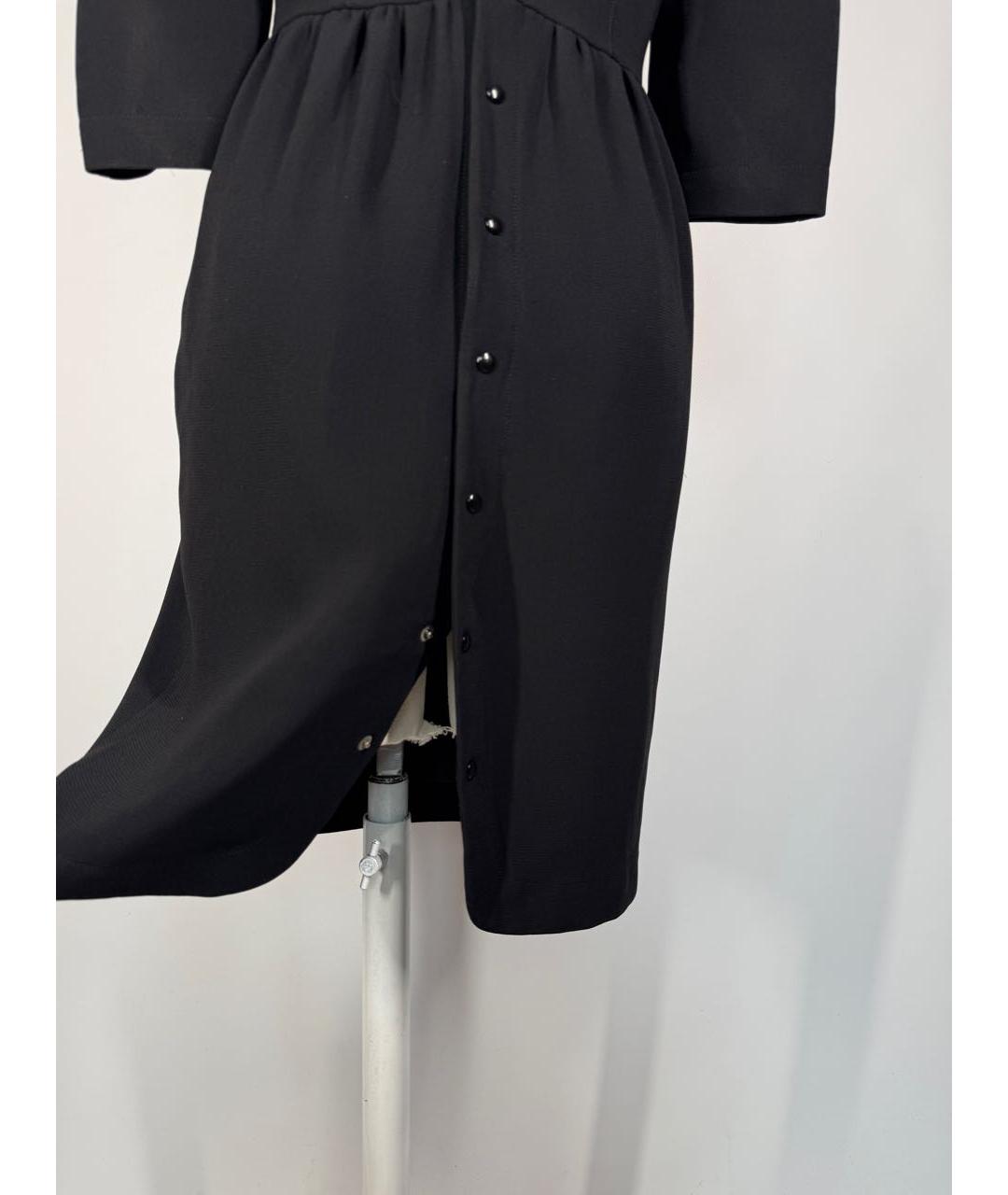 THIERRY MUGLER VINTAGE Черное коктейльное платье, фото 7