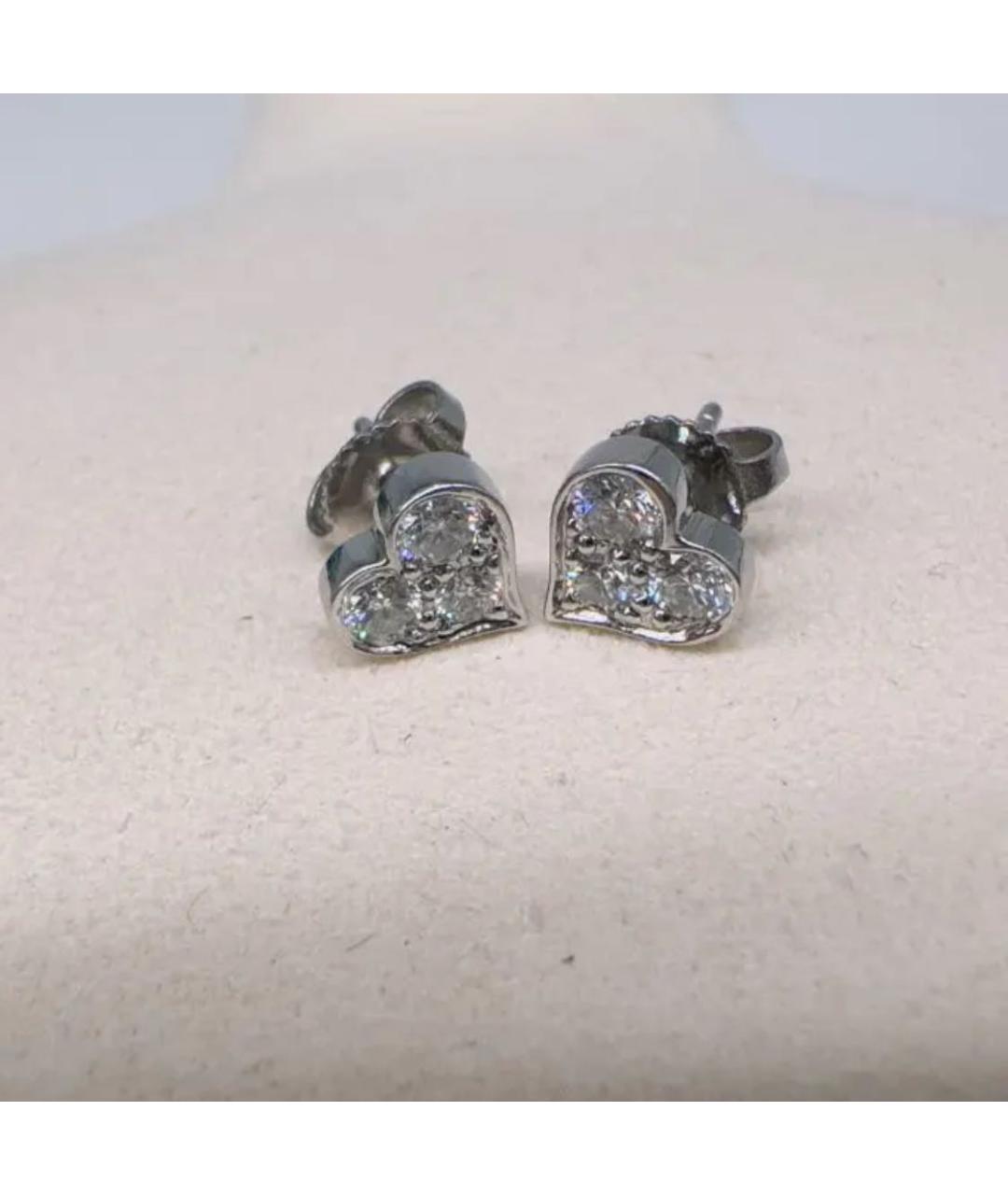 TIFFANY&CO Серебряные серьги из белого золота, фото 2