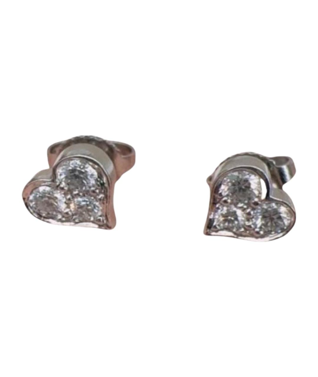 TIFFANY&CO Серебряные серьги из белого золота, фото 1