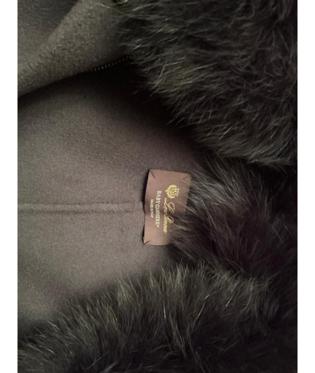 LORO PIANA Серое кашемировое пальто, фото 5