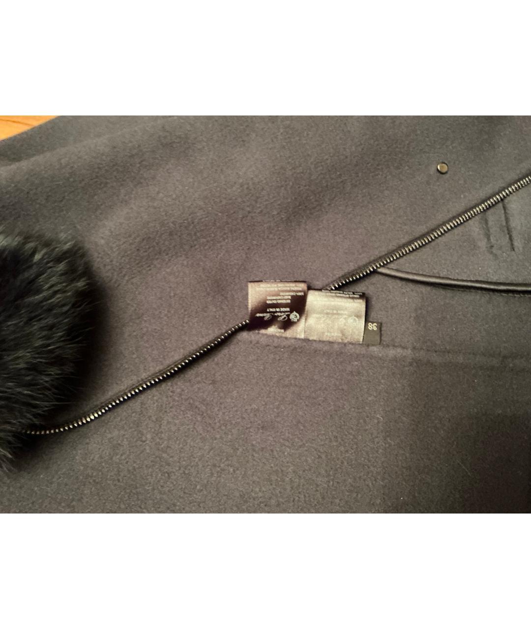 LORO PIANA Серое кашемировое пальто, фото 3