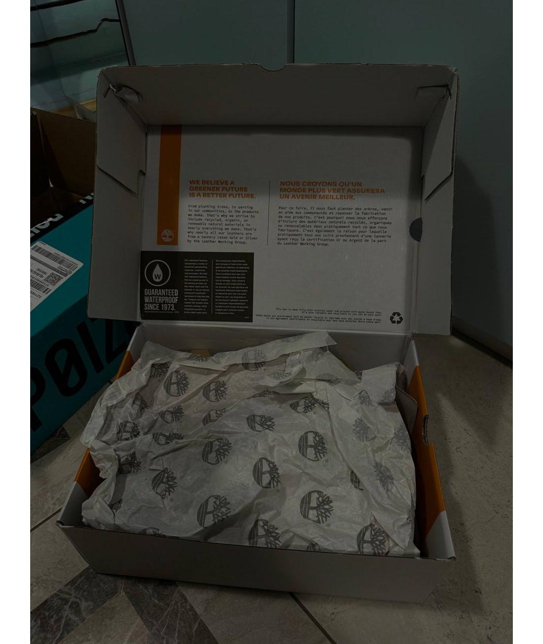 TIMBERLAND Бежевые замшевые высокие ботинки, фото 8