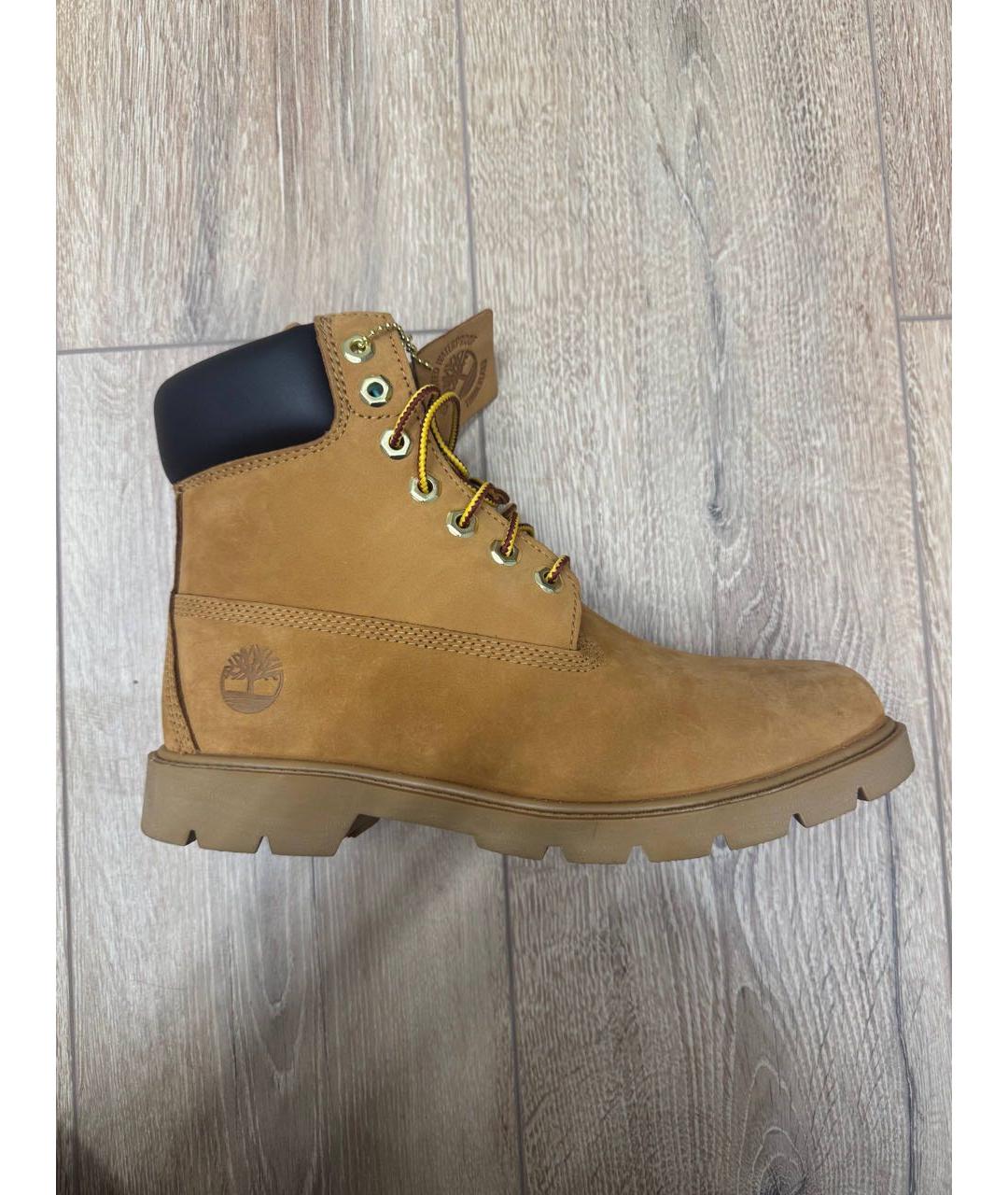 TIMBERLAND Бежевые замшевые высокие ботинки, фото 9