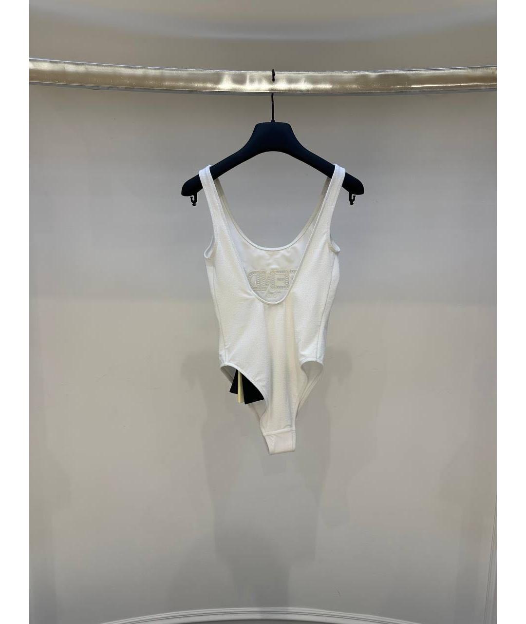 FENDI Белый купальник, фото 4