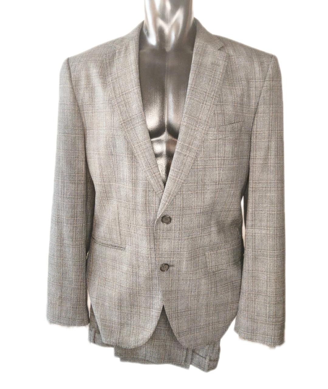 HUGO BOSS Серый повседневный костюм, фото 7