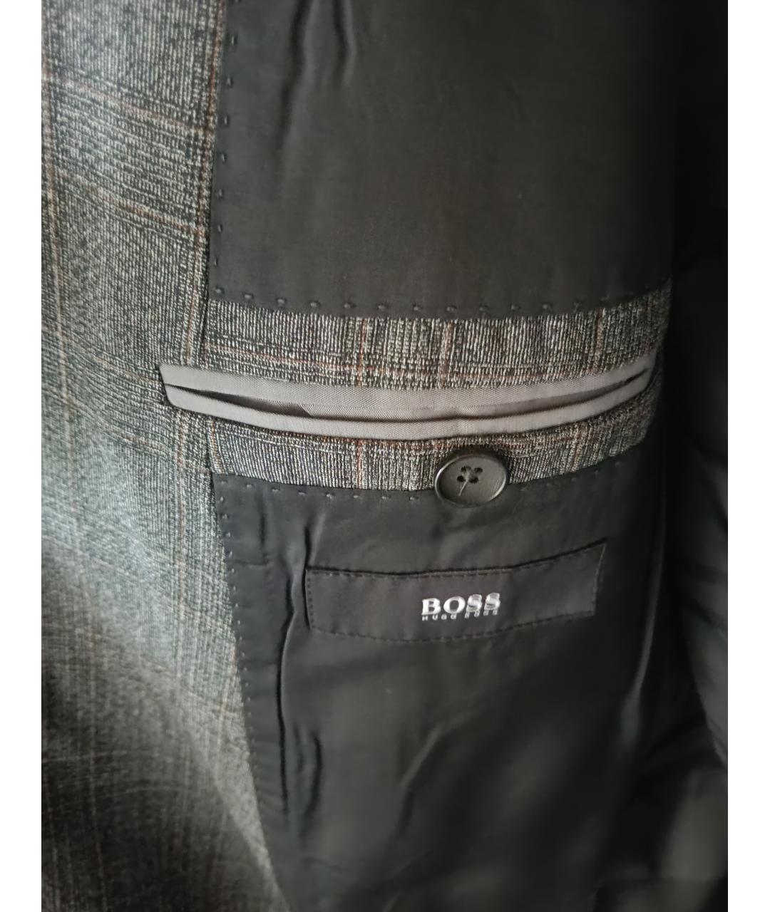 HUGO BOSS Серый повседневный костюм, фото 6