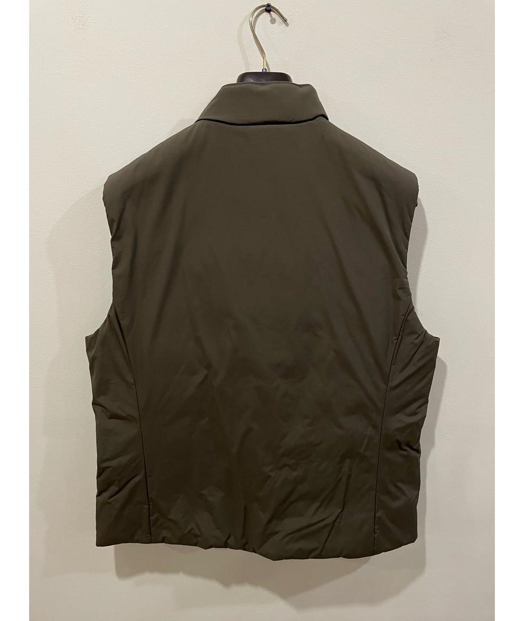 MOORER Коричневый полиэстеровый жилет, фото 2