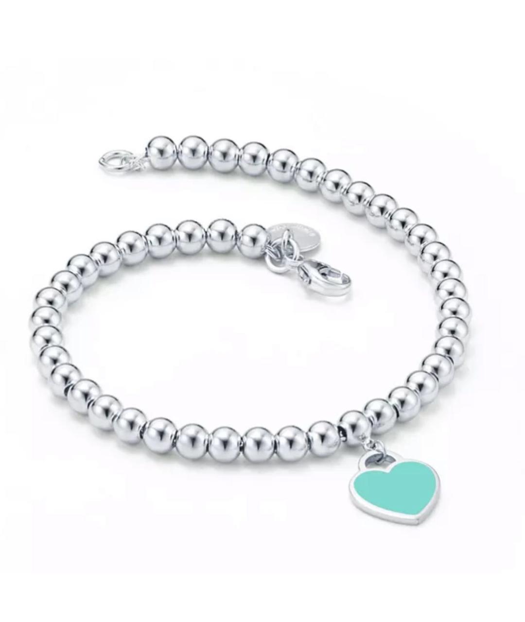 TIFFANY&CO Бирюзовый серебряный браслет, фото 4