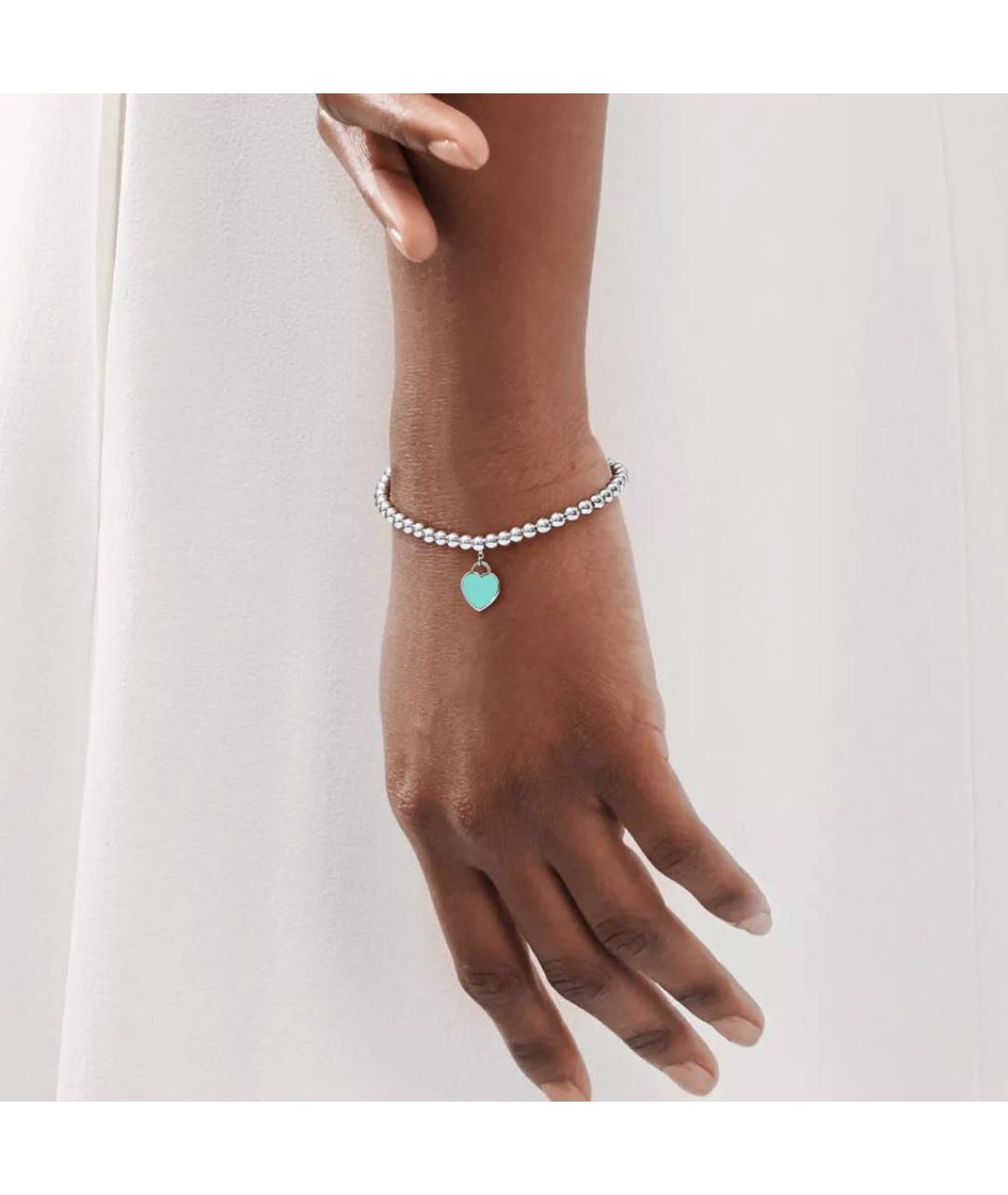 TIFFANY&CO Бирюзовый серебряный браслет, фото 2