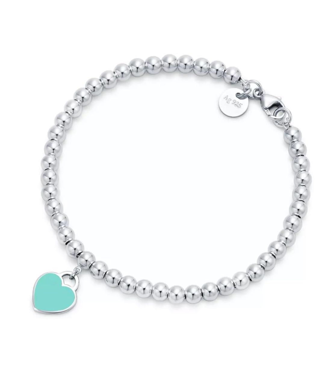 TIFFANY&CO Бирюзовый серебряный браслет, фото 1