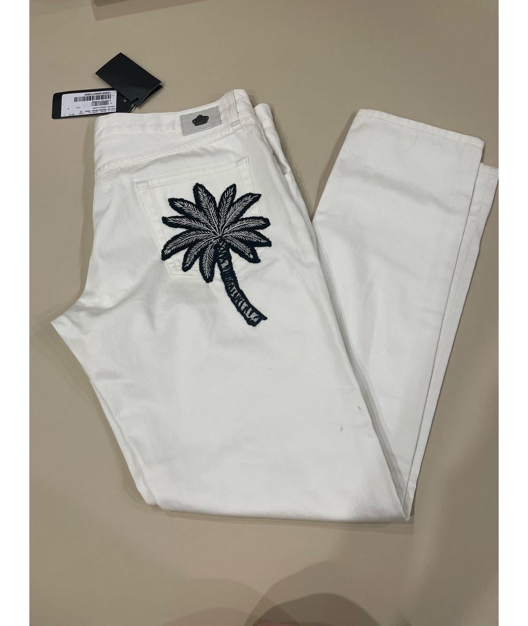 DOLCE&GABBANA Белые хлопковые джинсы скинни, фото 3