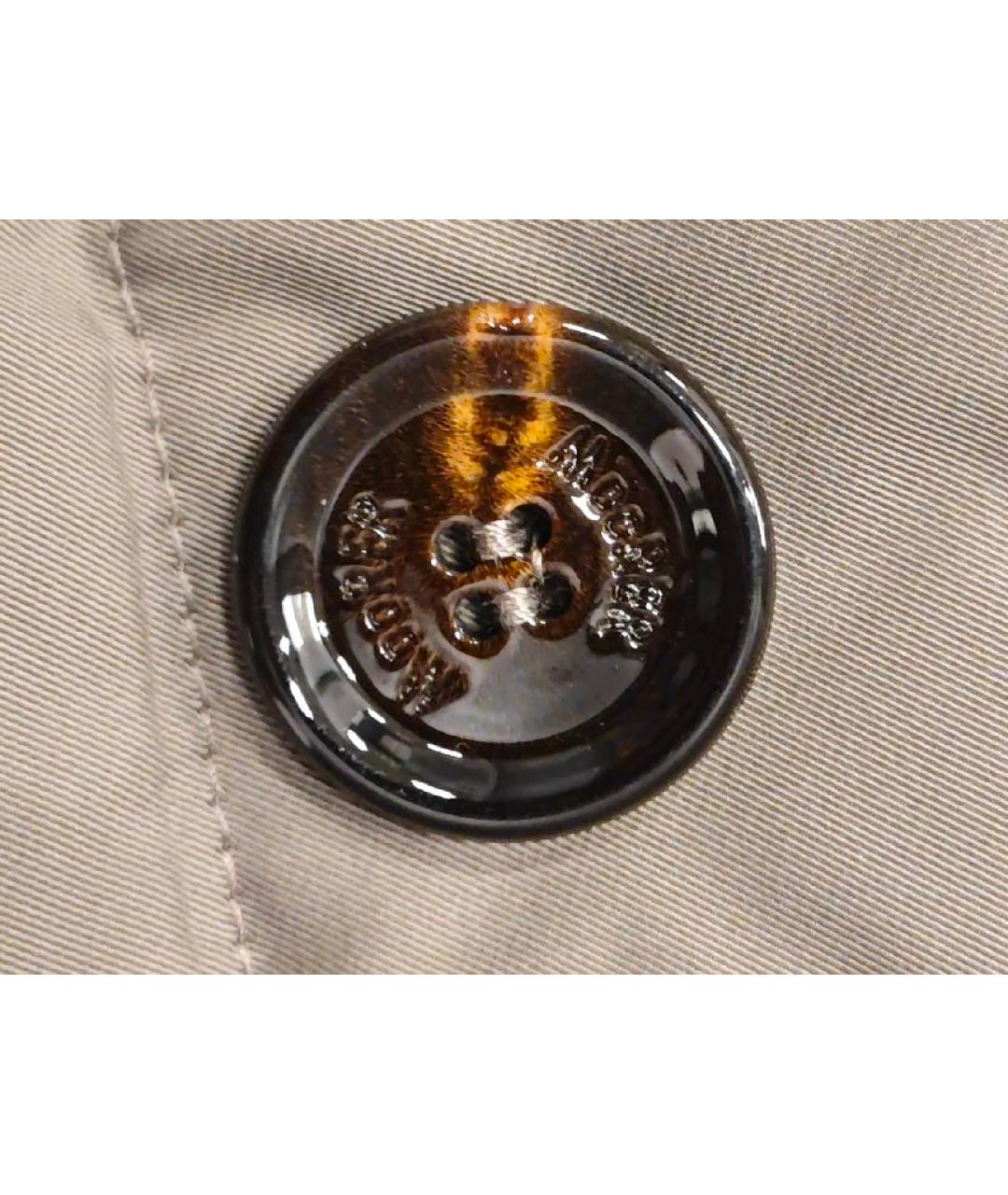 MOORER Бежевый полиэстеровый пуховик, фото 9