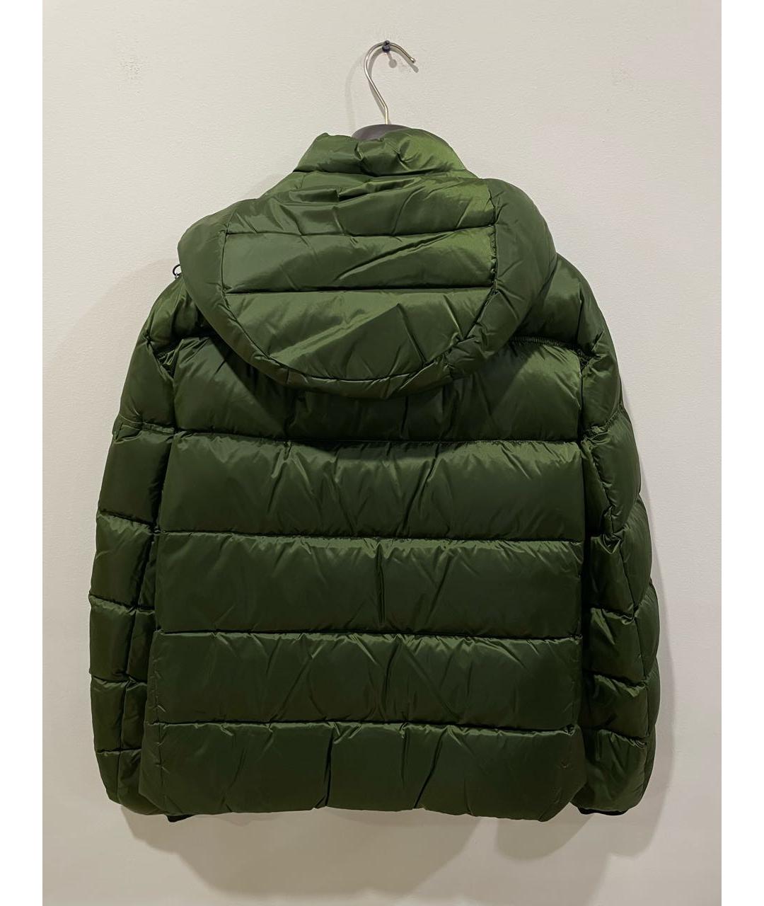 MOORER Зеленый полиэстеровый пуховик, фото 2