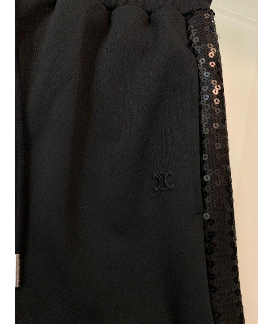 CELINE Черный хлопковый костюм с брюками, фото 8