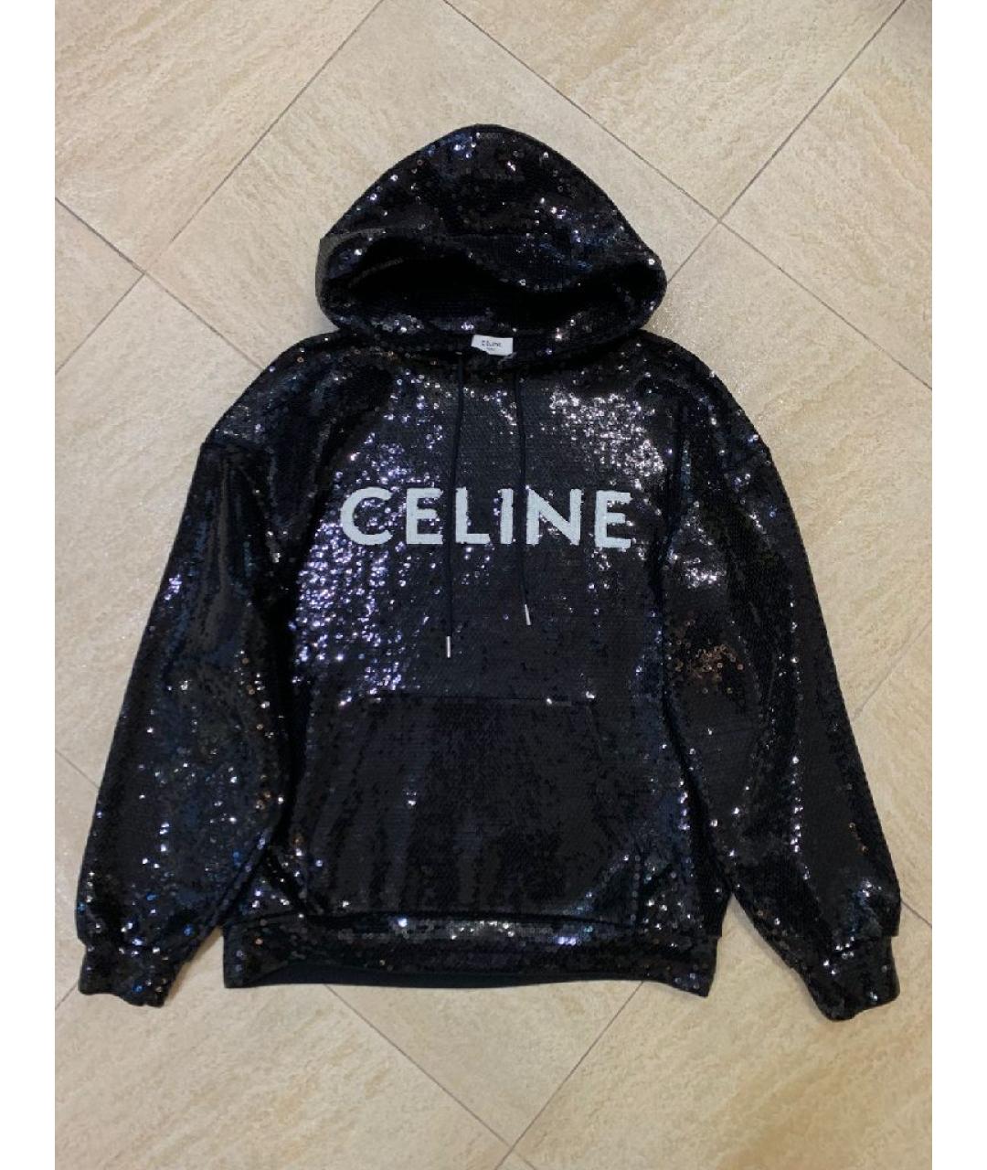 CELINE Черный хлопковый костюм с брюками, фото 9