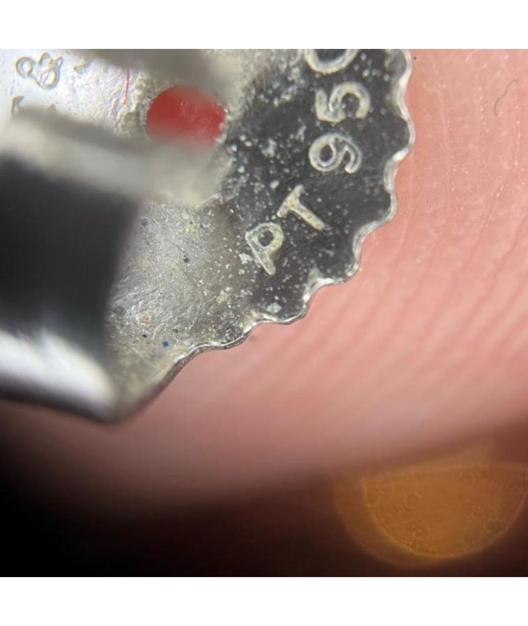 TIFFANY&CO Серебряные платиновые серьги, фото 8