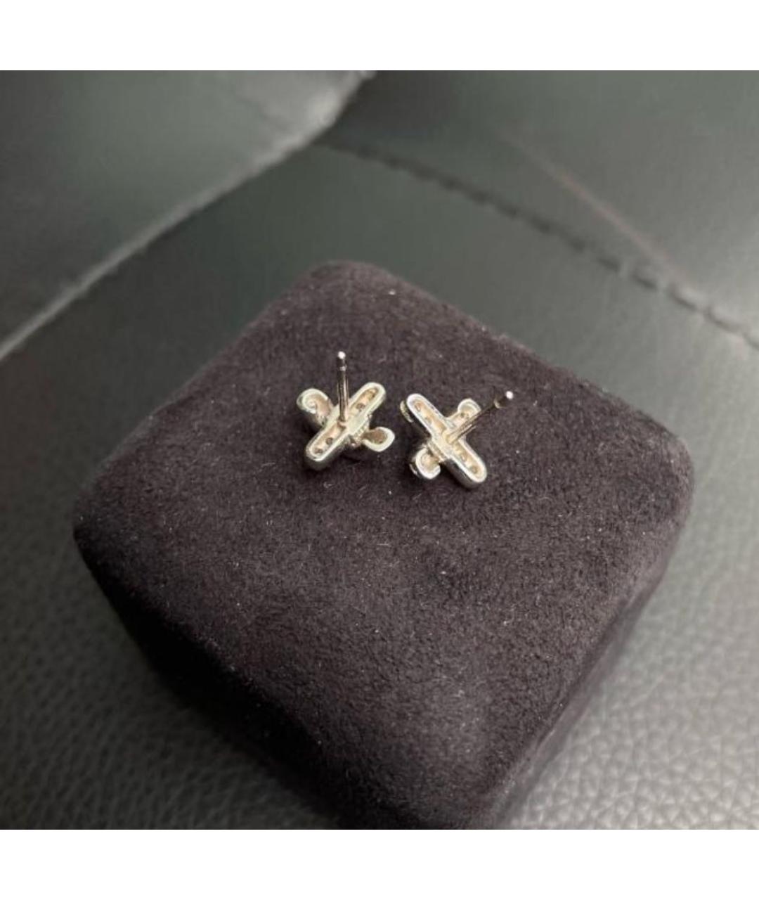 TIFFANY&CO Серебряные платиновые серьги, фото 5