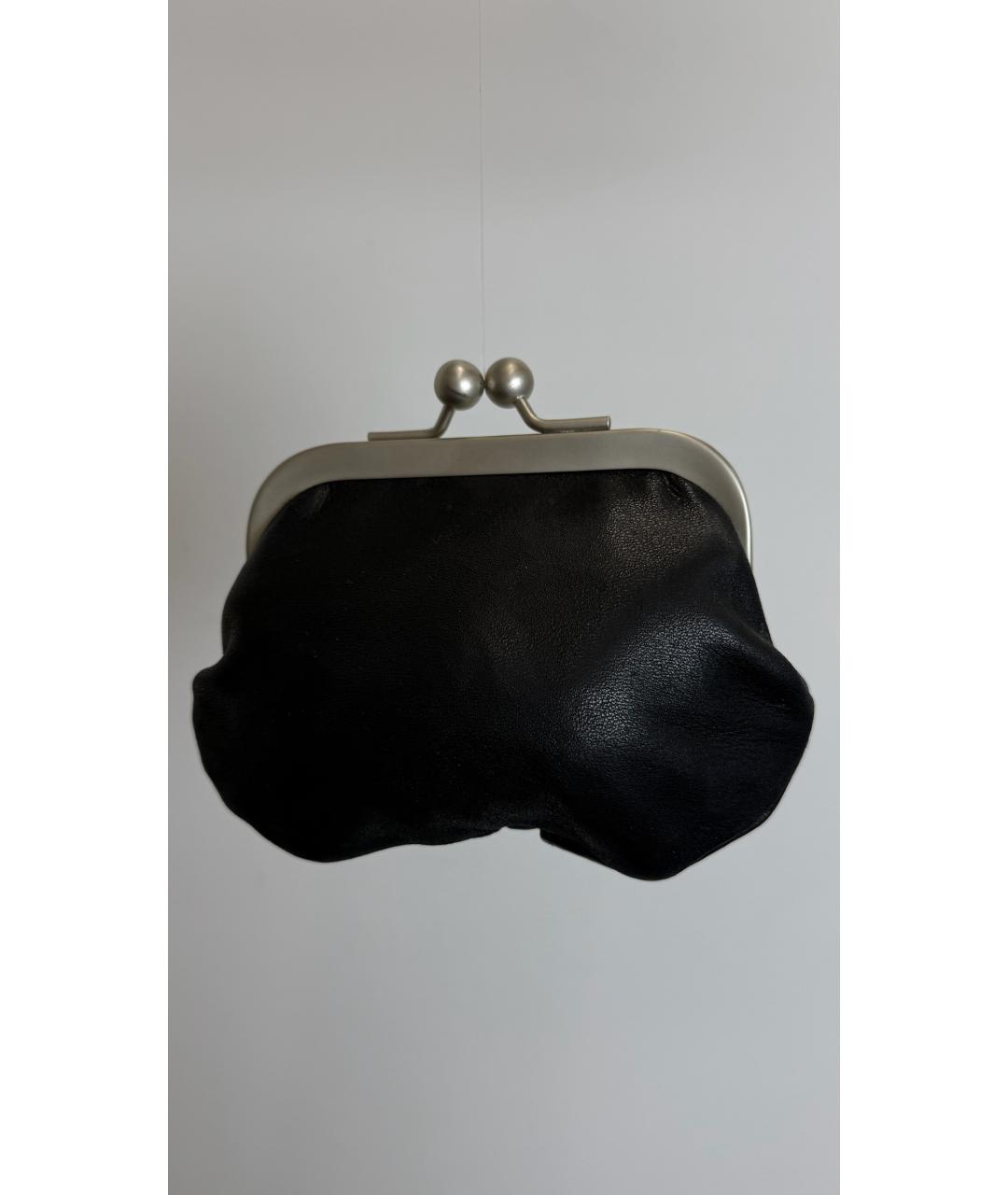 JEAN PAUL GAULTIER Черный кожаный кошелек, фото 3