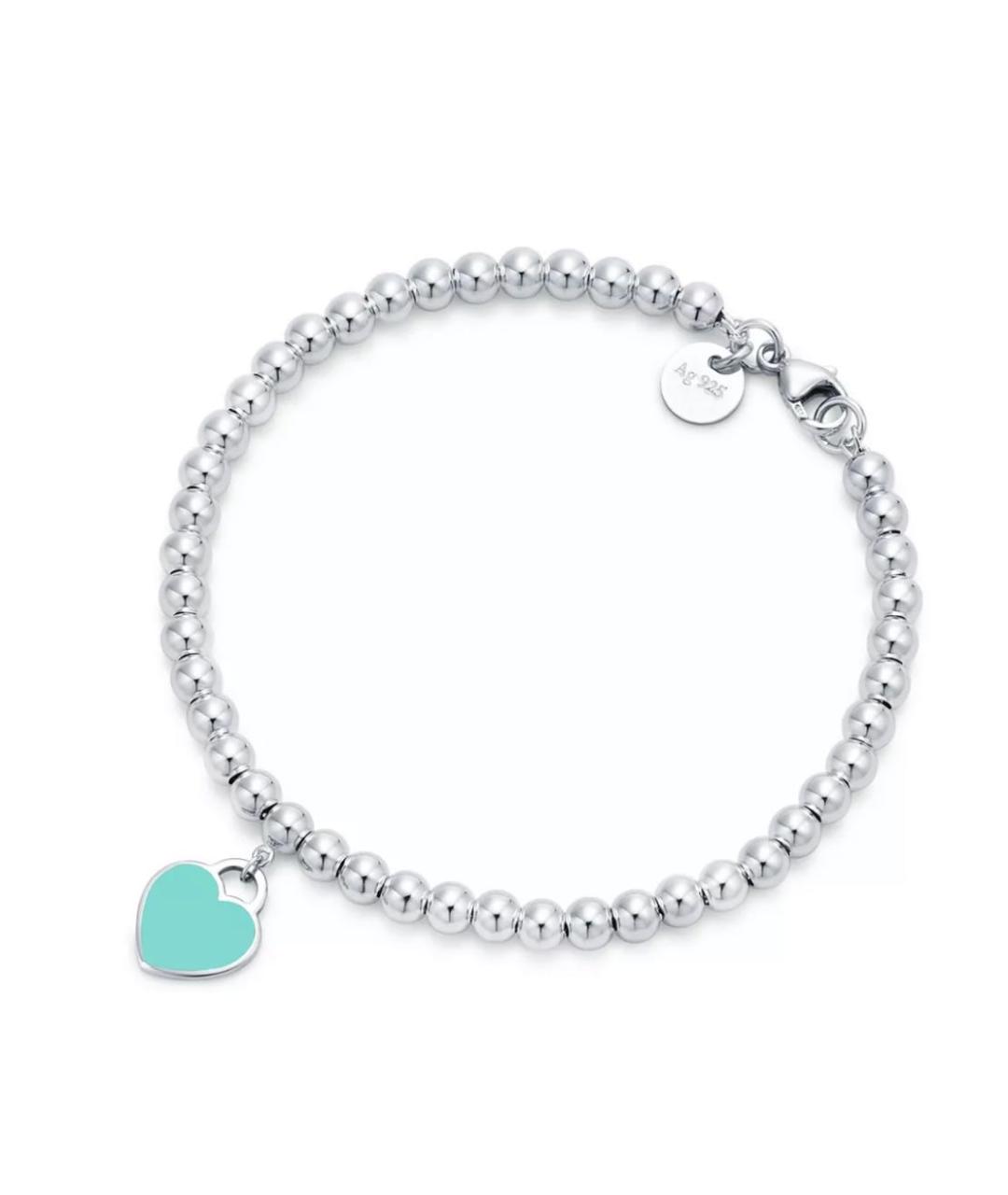 TIFFANY&CO Бирюзовый серебряный браслет, фото 1