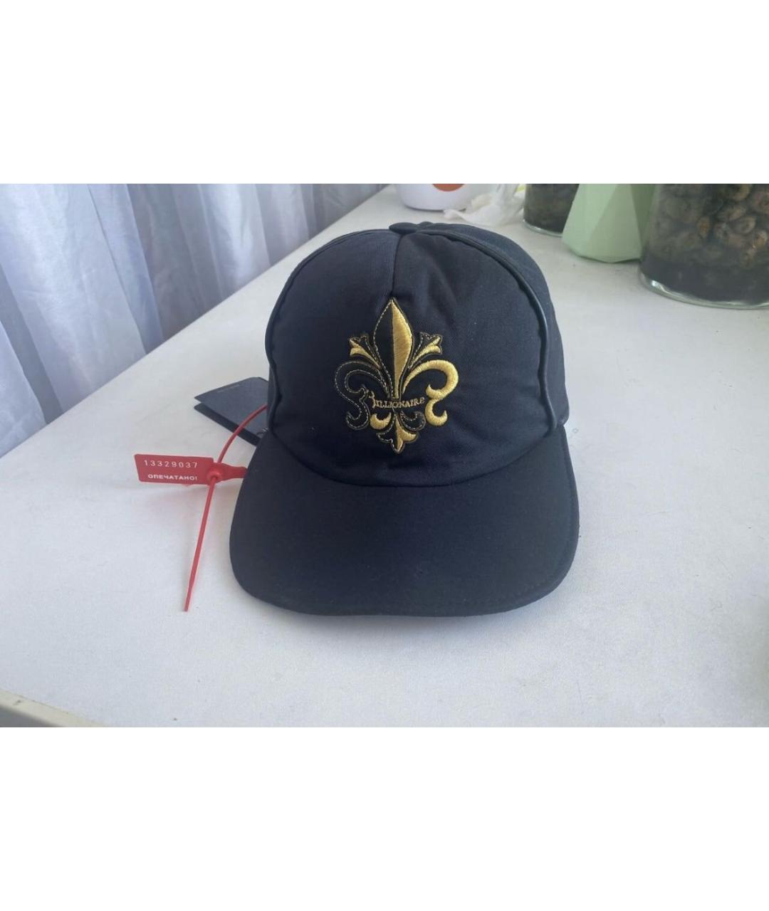 BILLIONAIRE Черная хлопковая кепка/бейсболка, фото 6