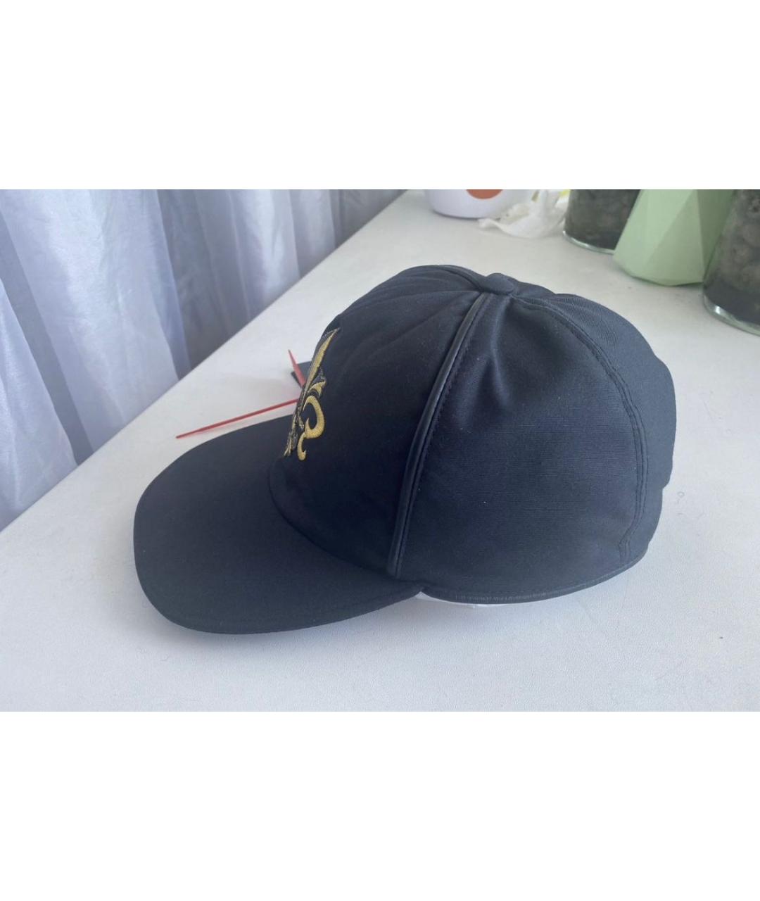 BILLIONAIRE Черная хлопковая кепка/бейсболка, фото 2