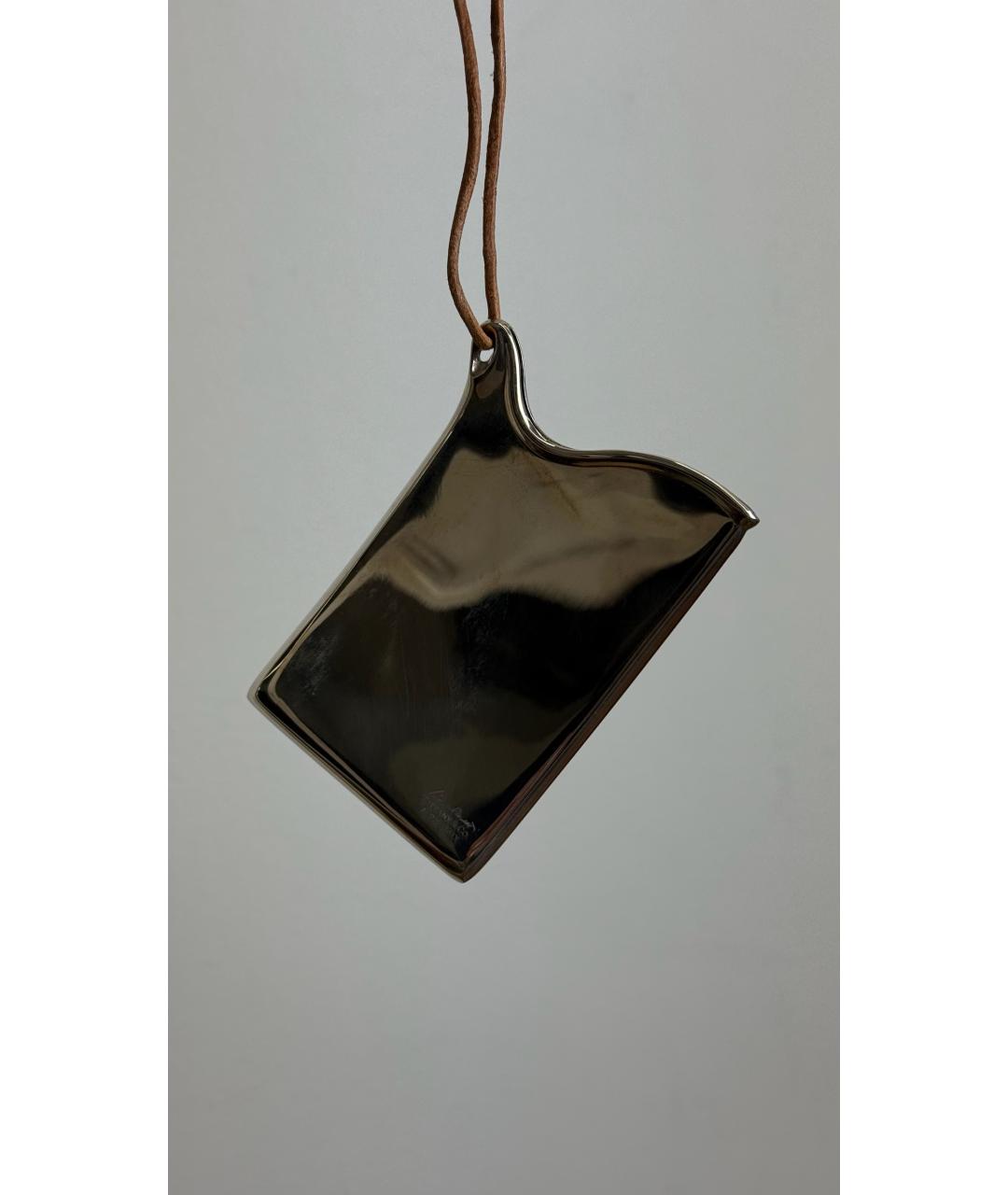 TIFFANY&CO Серебряная кожаная визитница, фото 2