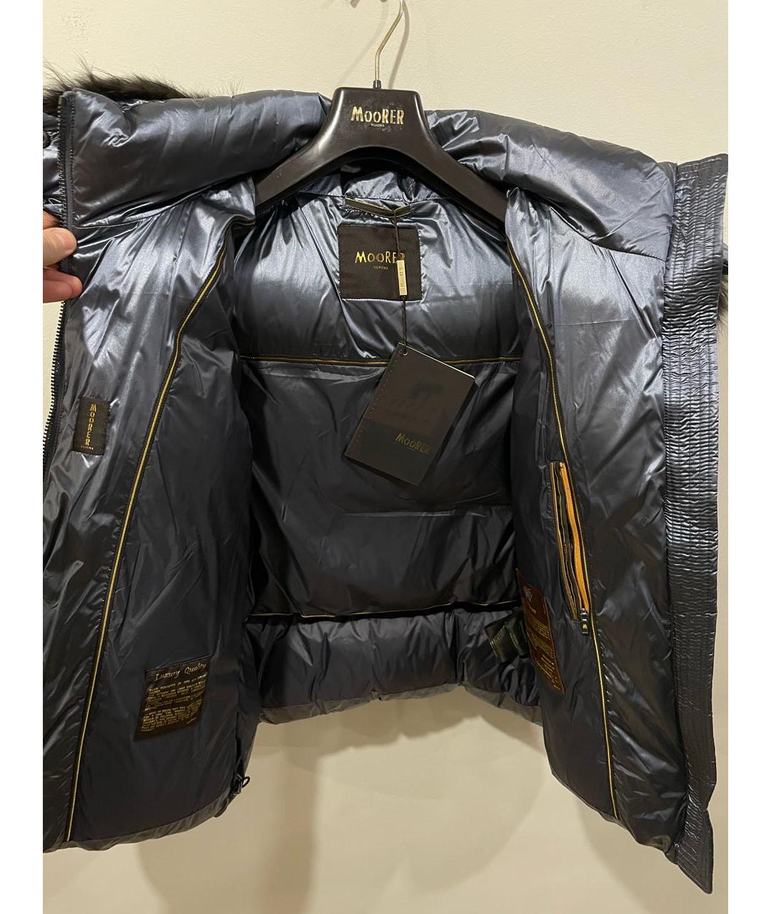 MOORER Серебрянный полиэстеровый пуховик, фото 3