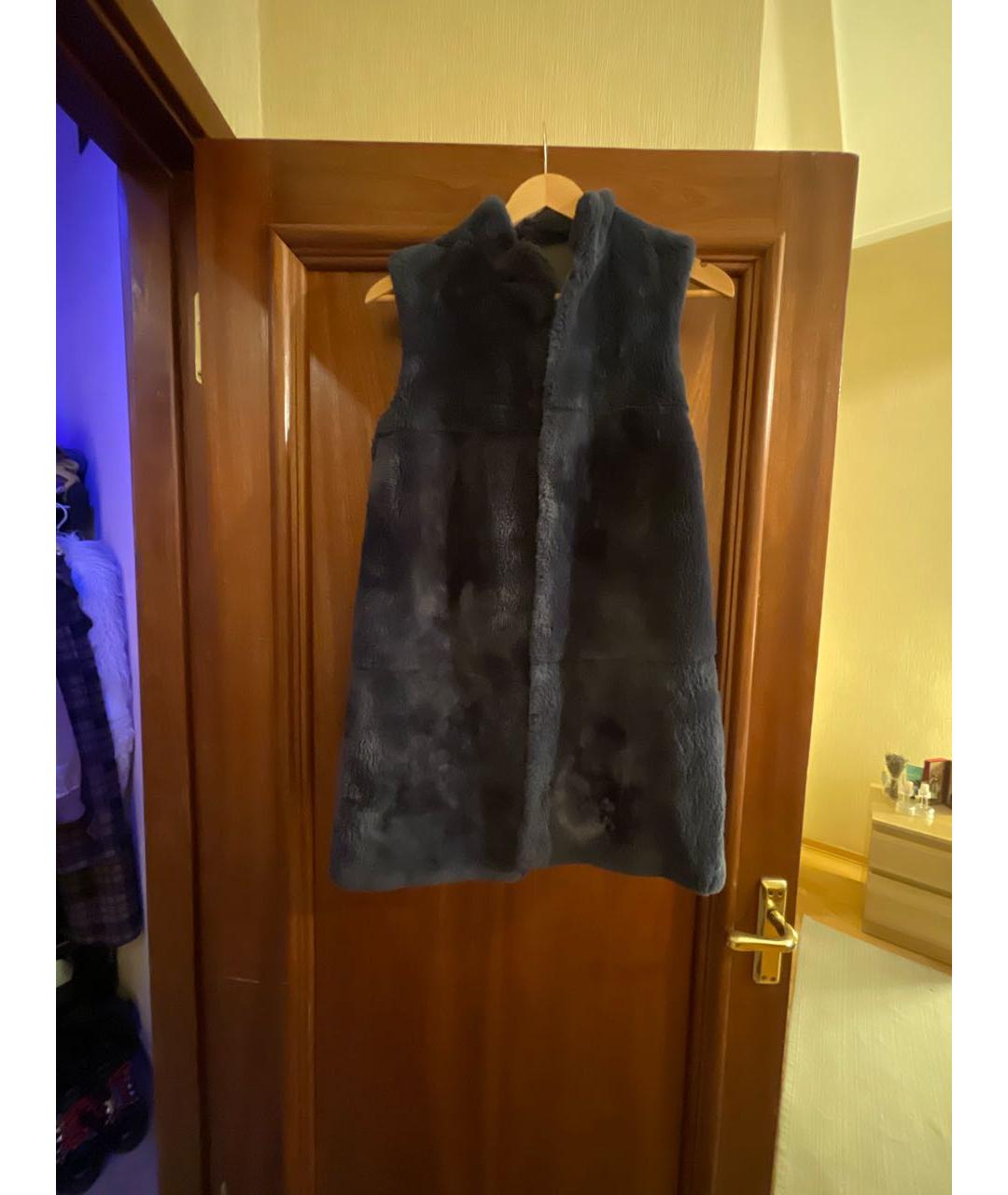 ELEVENTY Синее шерстяное пальто, фото 5