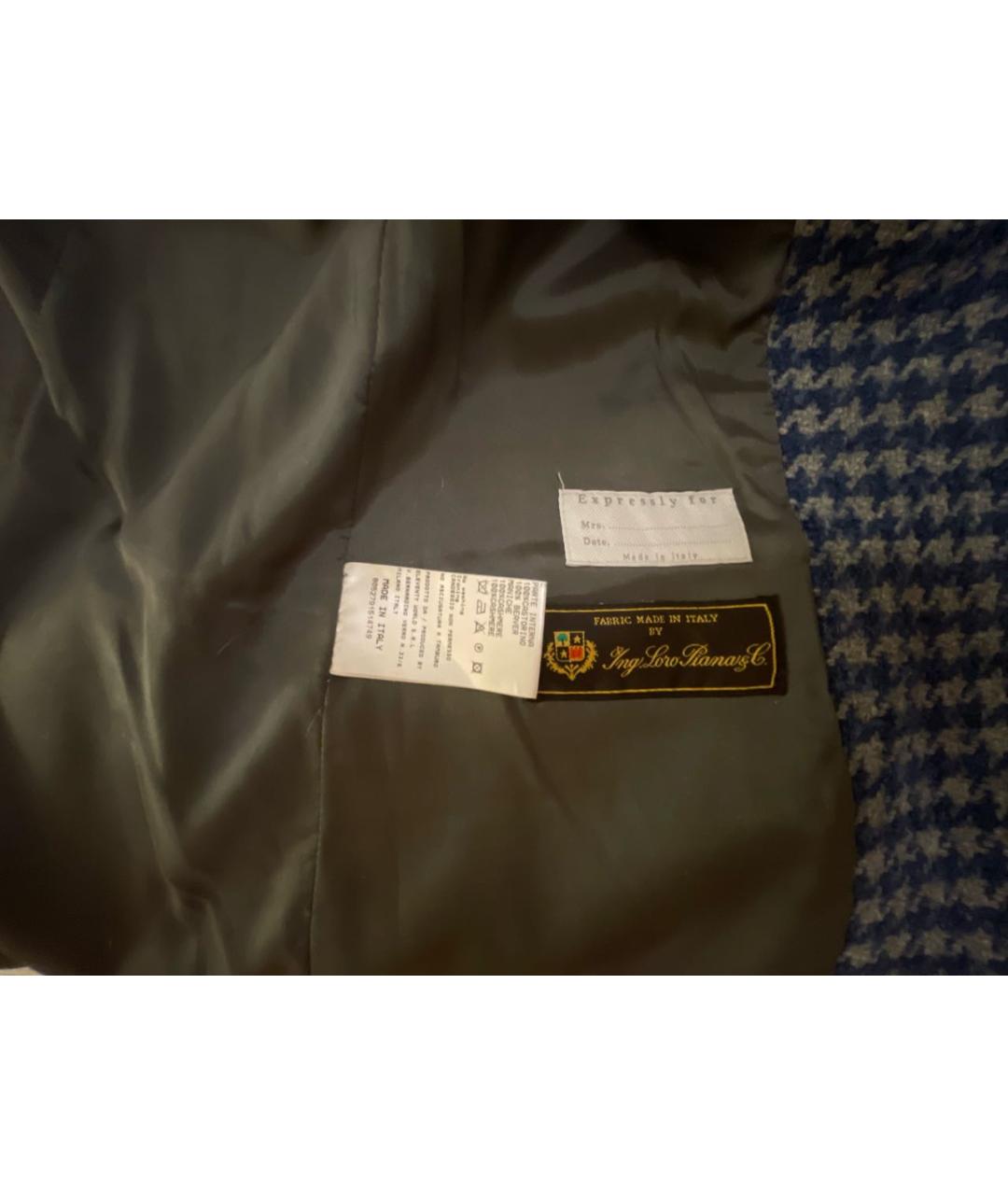 ELEVENTY Синее шерстяное пальто, фото 7