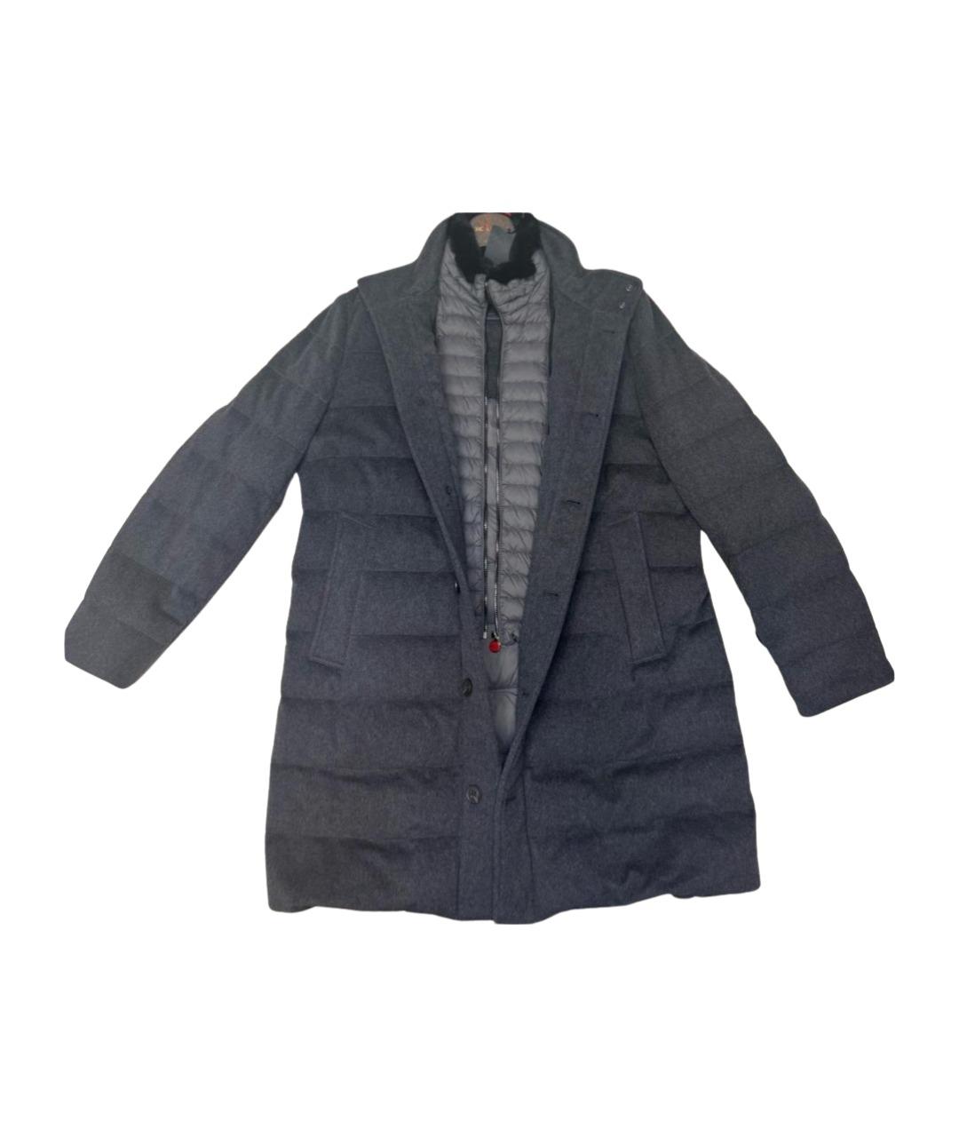 KITON Серая шерстяная куртка, фото 1