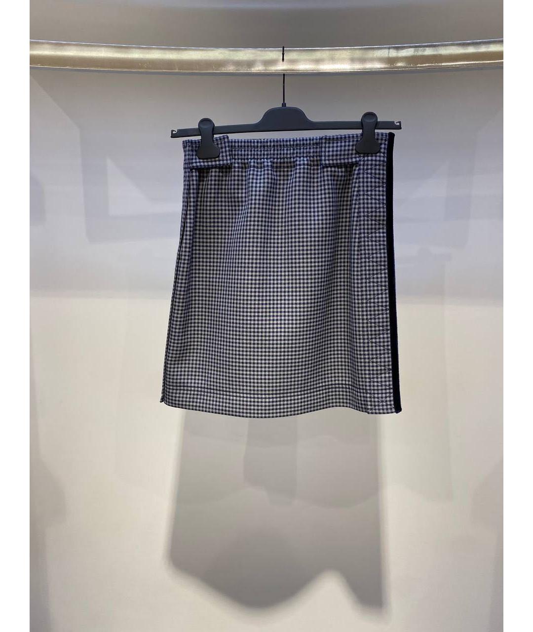 FENDI Серая юбка мини, фото 2