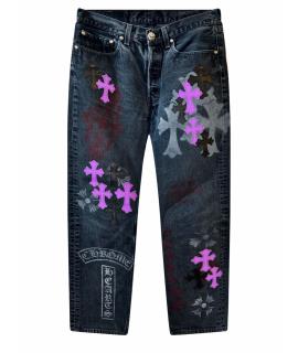 CHROME HEARTS Прямые джинсы