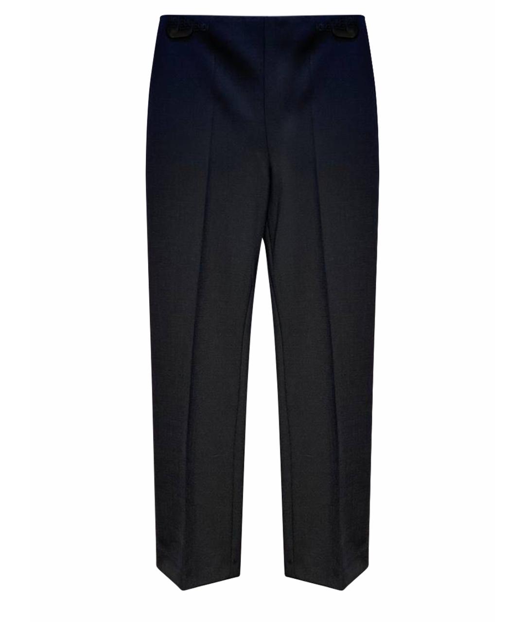 FENDI Черные прямые брюки, фото 1