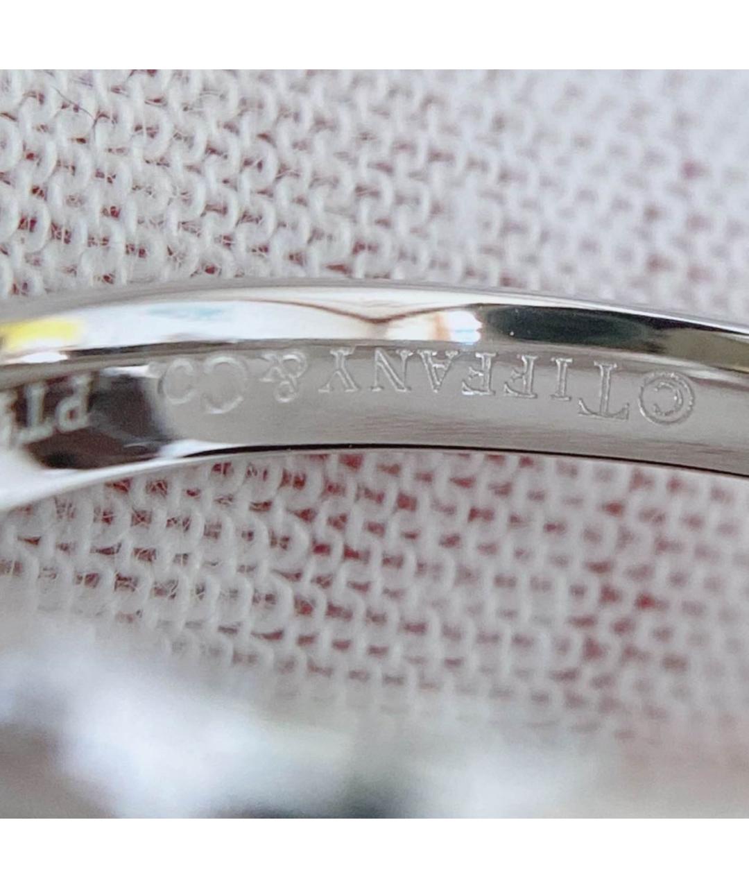 TIFFANY&CO Серебряное платиновое кольцо, фото 6