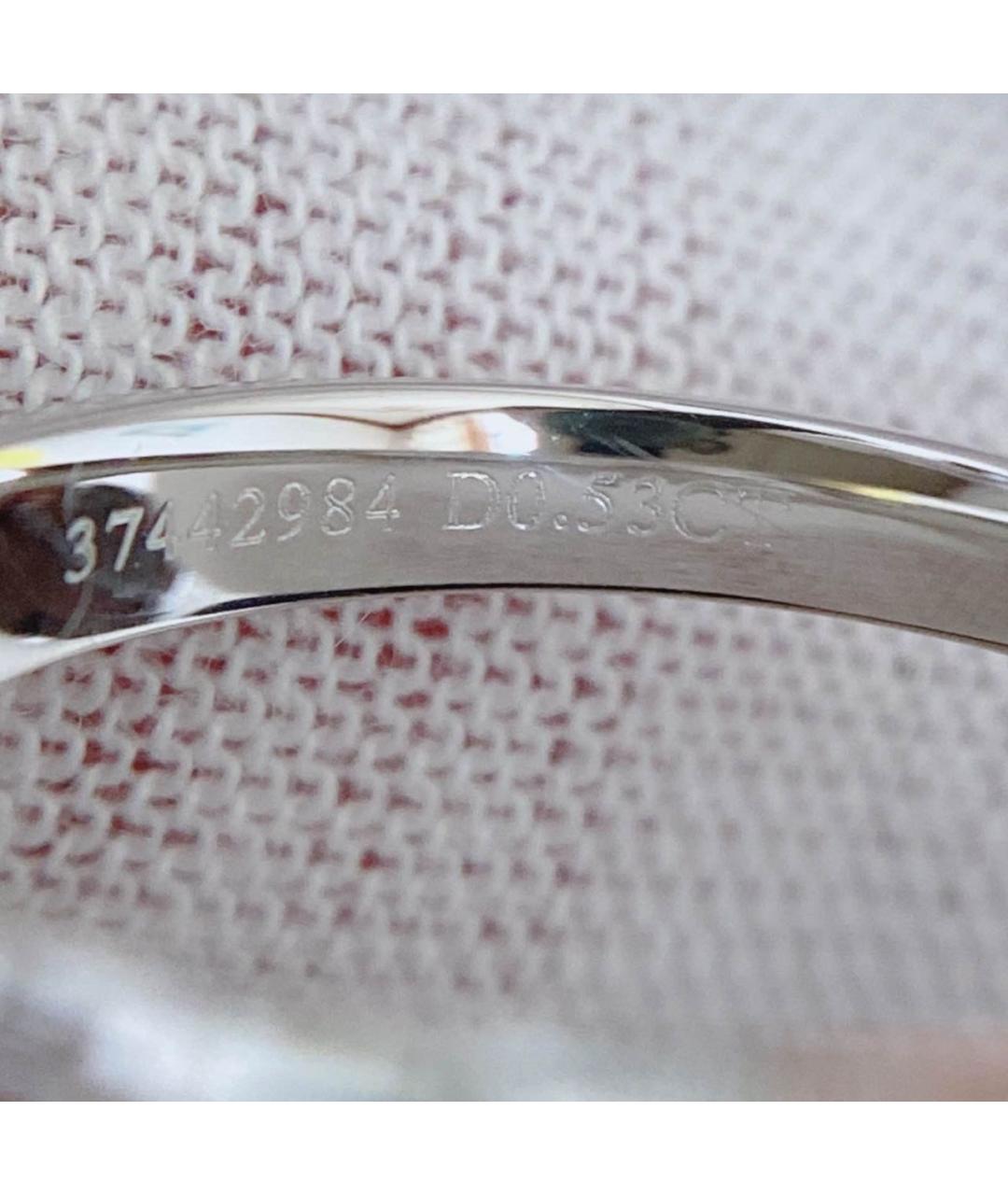 TIFFANY&CO Серебряное платиновое кольцо, фото 7