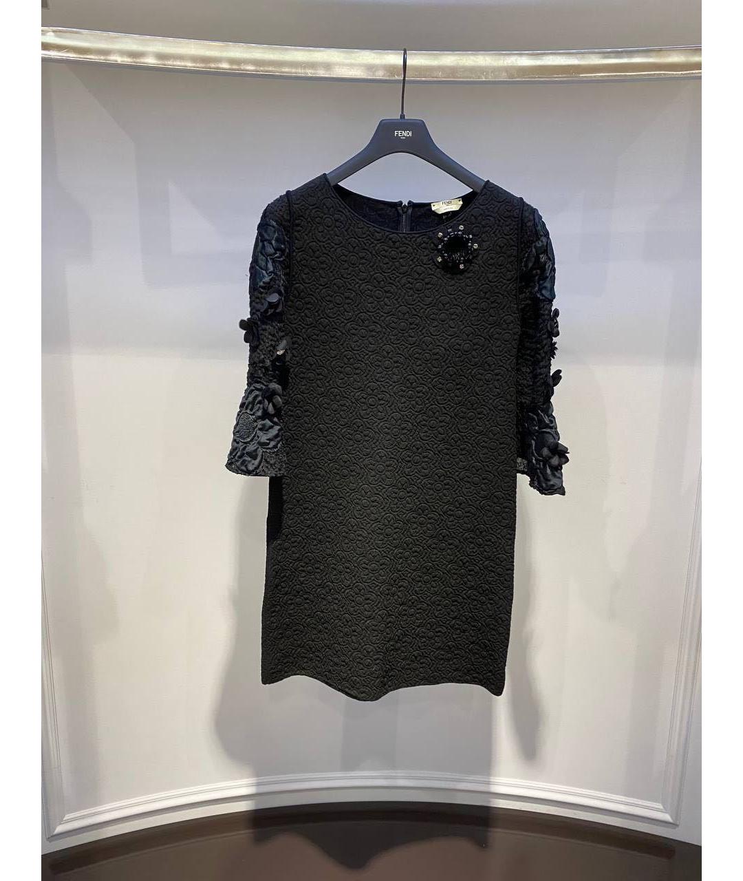 FENDI Черное повседневное платье, фото 3