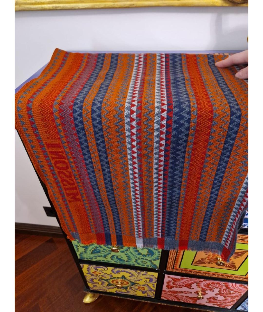 MISSONI Мульти шелковый шарф, фото 5
