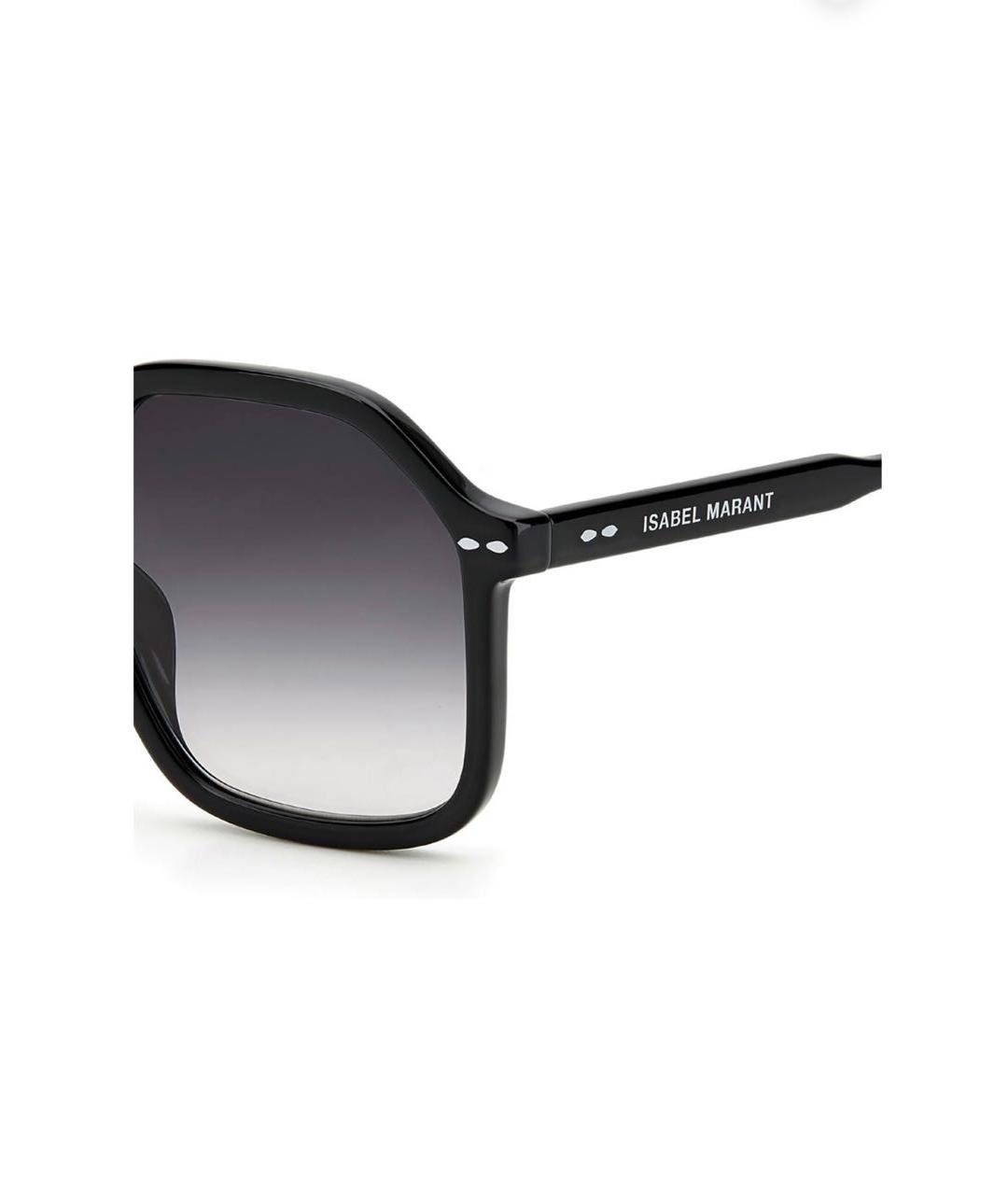 ISABEL MARANT Черные пластиковые солнцезащитные очки, фото 3