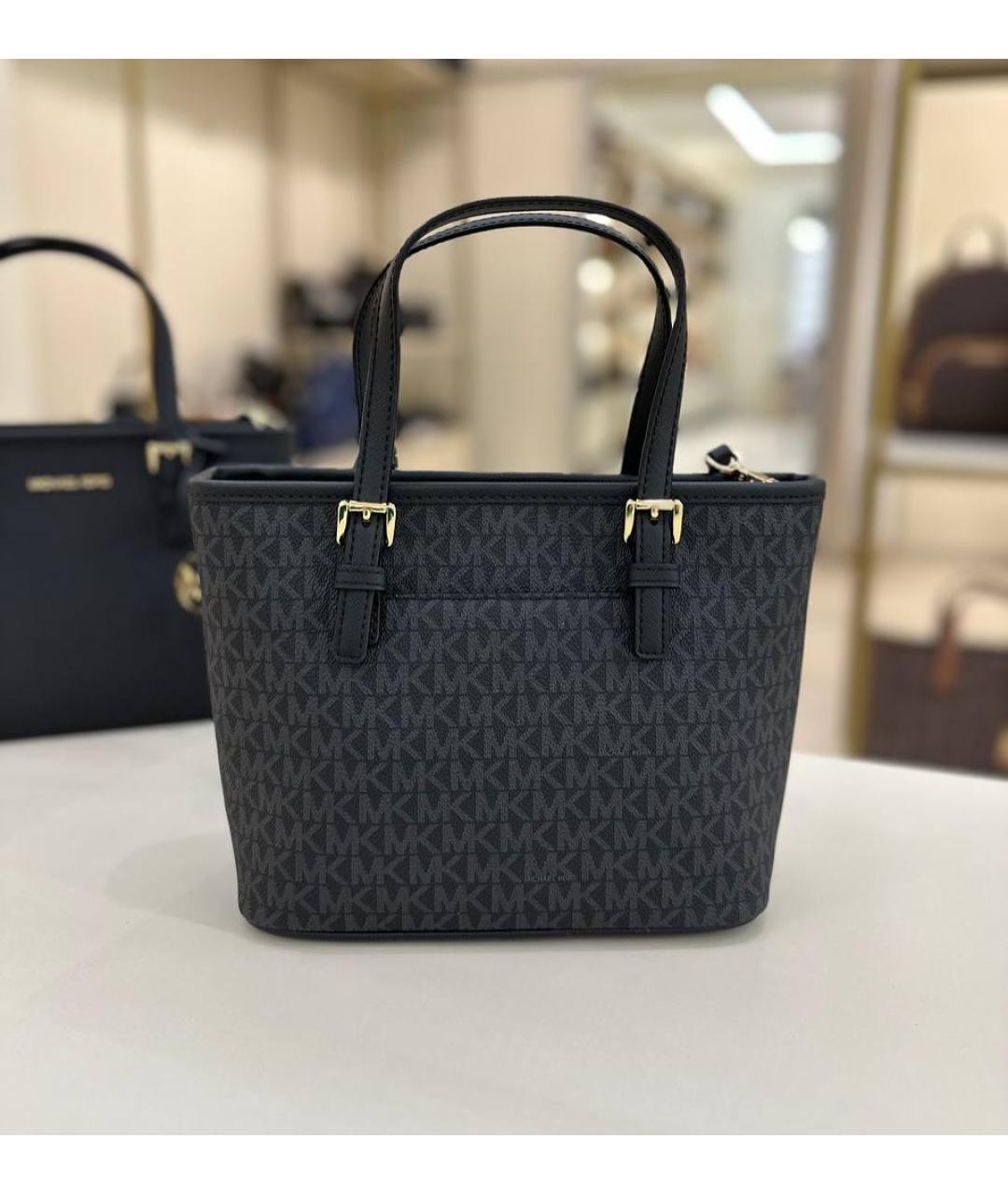 MICHAEL KORS Черная сумка с короткими ручками, фото 6