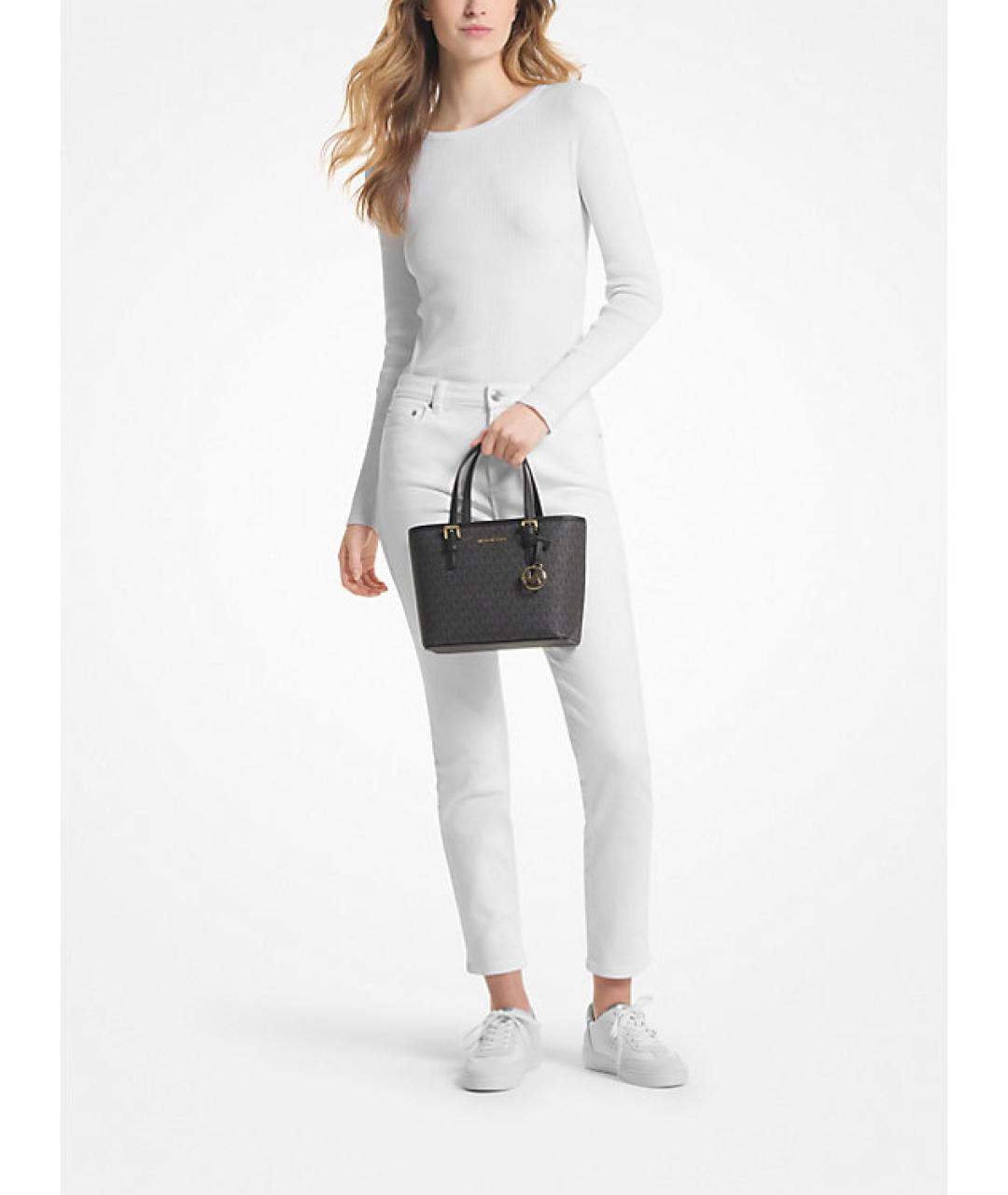 MICHAEL KORS Черная сумка с короткими ручками, фото 4