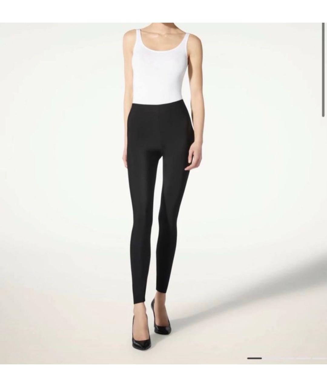 WOLFORD Черные полиамидовые леггинсы и велосипедки, фото 2